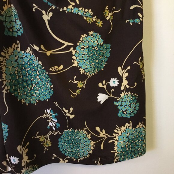 Y2K Vintage Made in Canada Retro Floral Empress Waist Tee With Shirt Clip - Picture 5 of 16